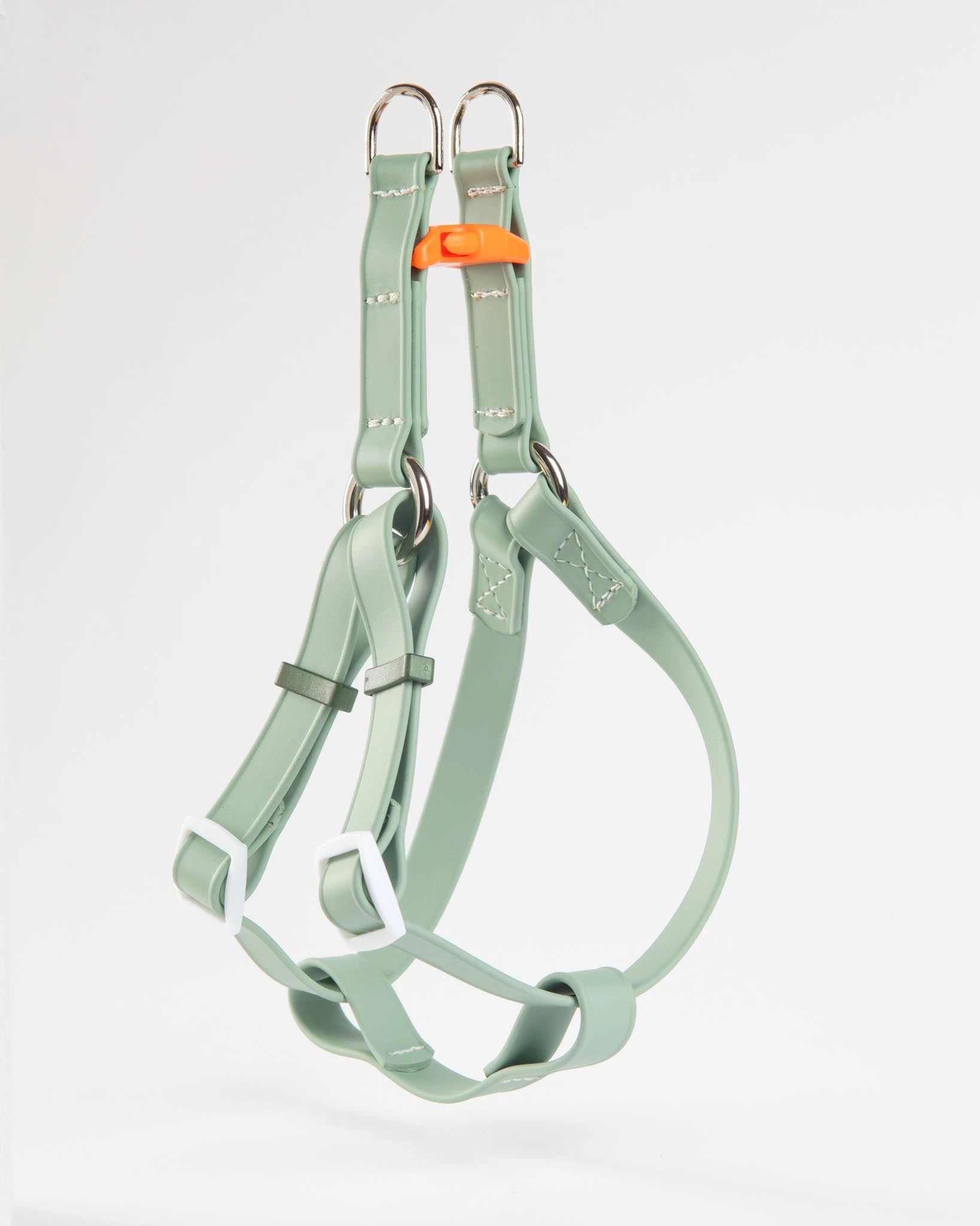 A Walk in the Park Waterproof Dog Harness in Sage Green (Made in the USA)
