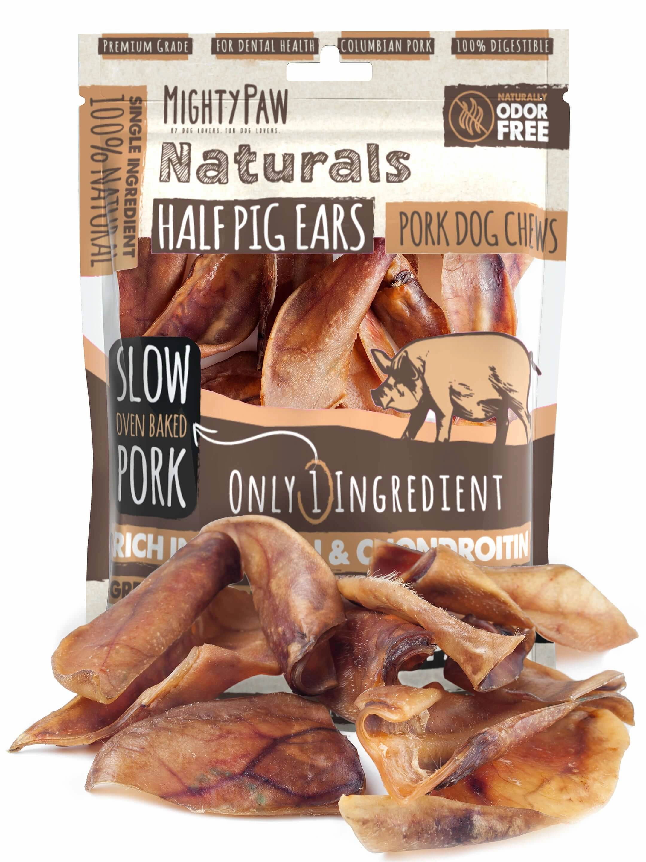 All-Natural Pig Ear Chews