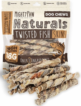All-Natural Twisted Fish Skins