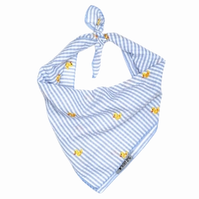 Bandana | Blue Stripe Rubber Duck