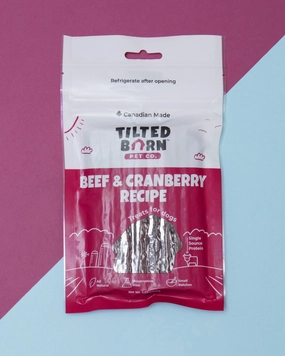 Beef & Cranberry Jerky Dog Treat
