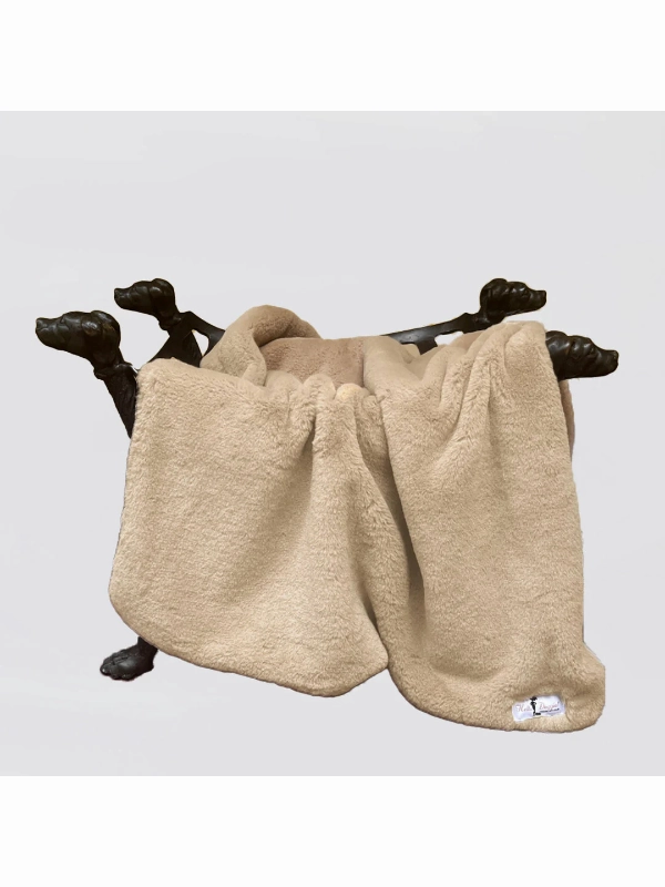 Big Baby Dog Blanket in Truffle (Made in the USA)
