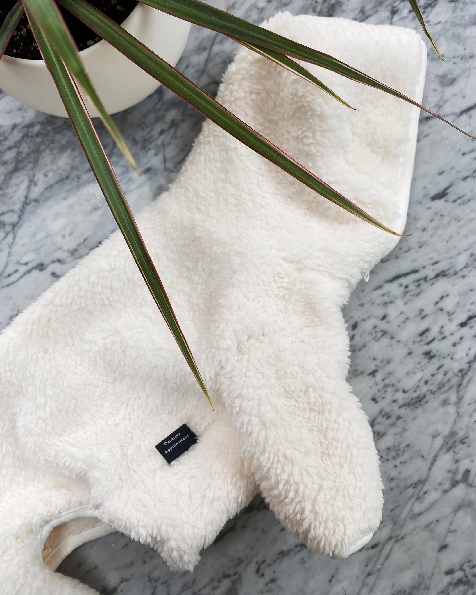 Boa Fleece Onesie in Cream (Dog & Co. Exclusive) (FINAL SALE)