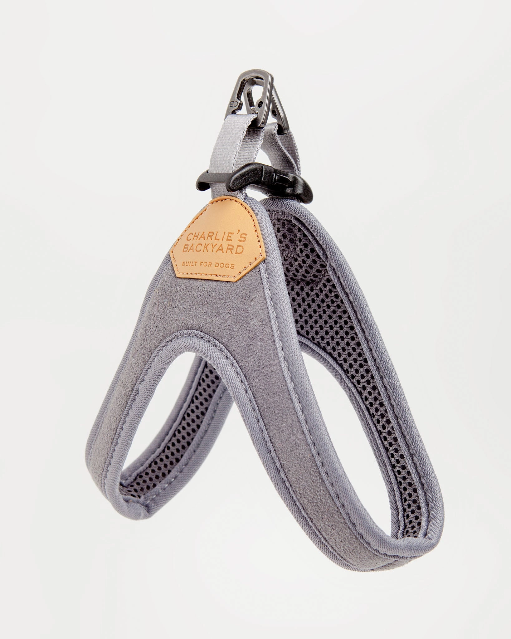 Buckle Up Easy Dog Harness in Gray