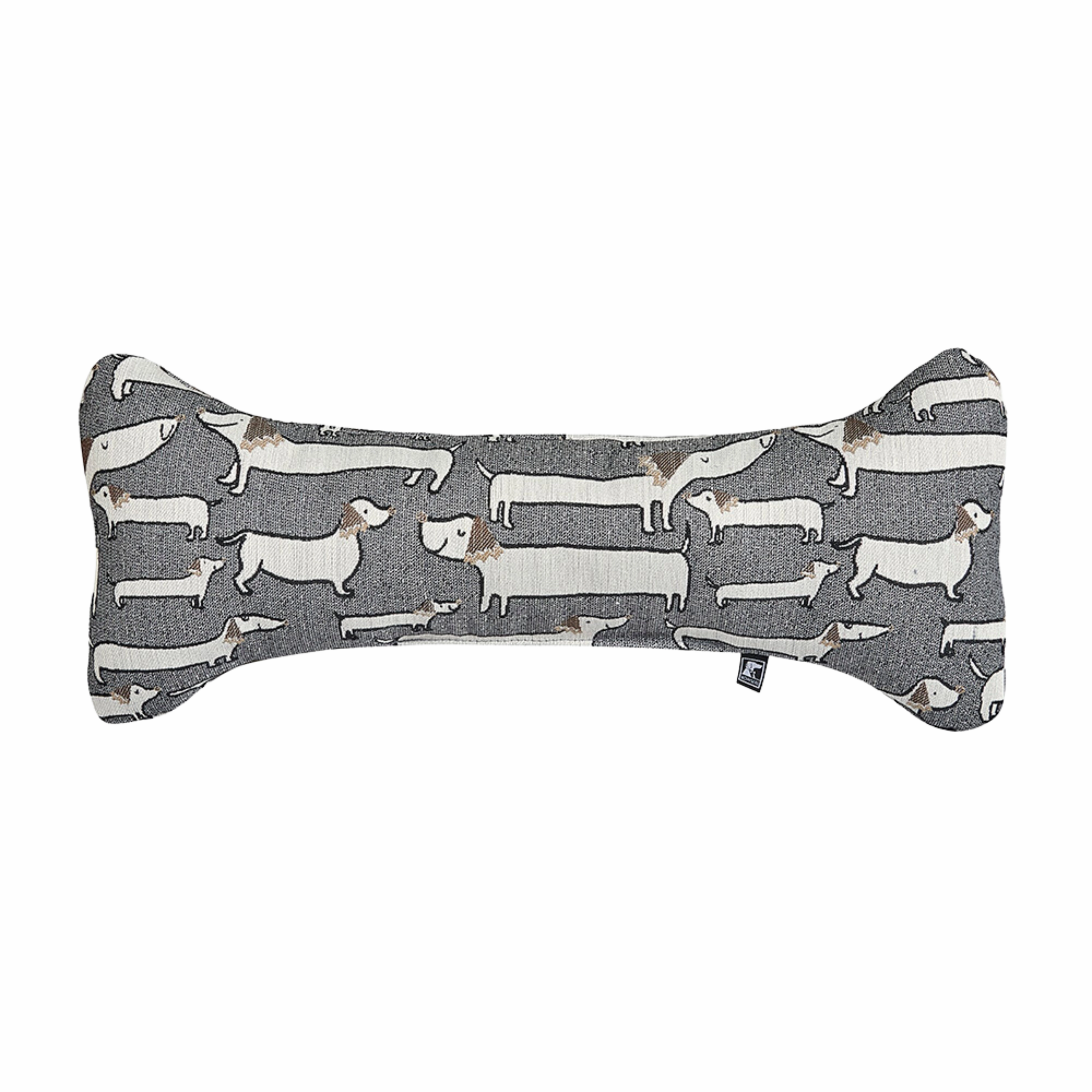 Bumper Bone Pillow | Dashing Dogs Woven