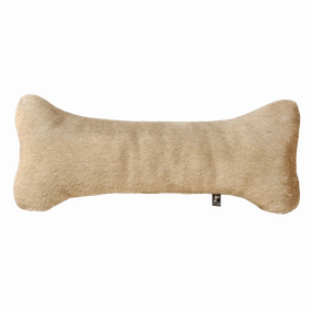 Bumper Bone Pillow | Fawn Sheepskin Faux Fur