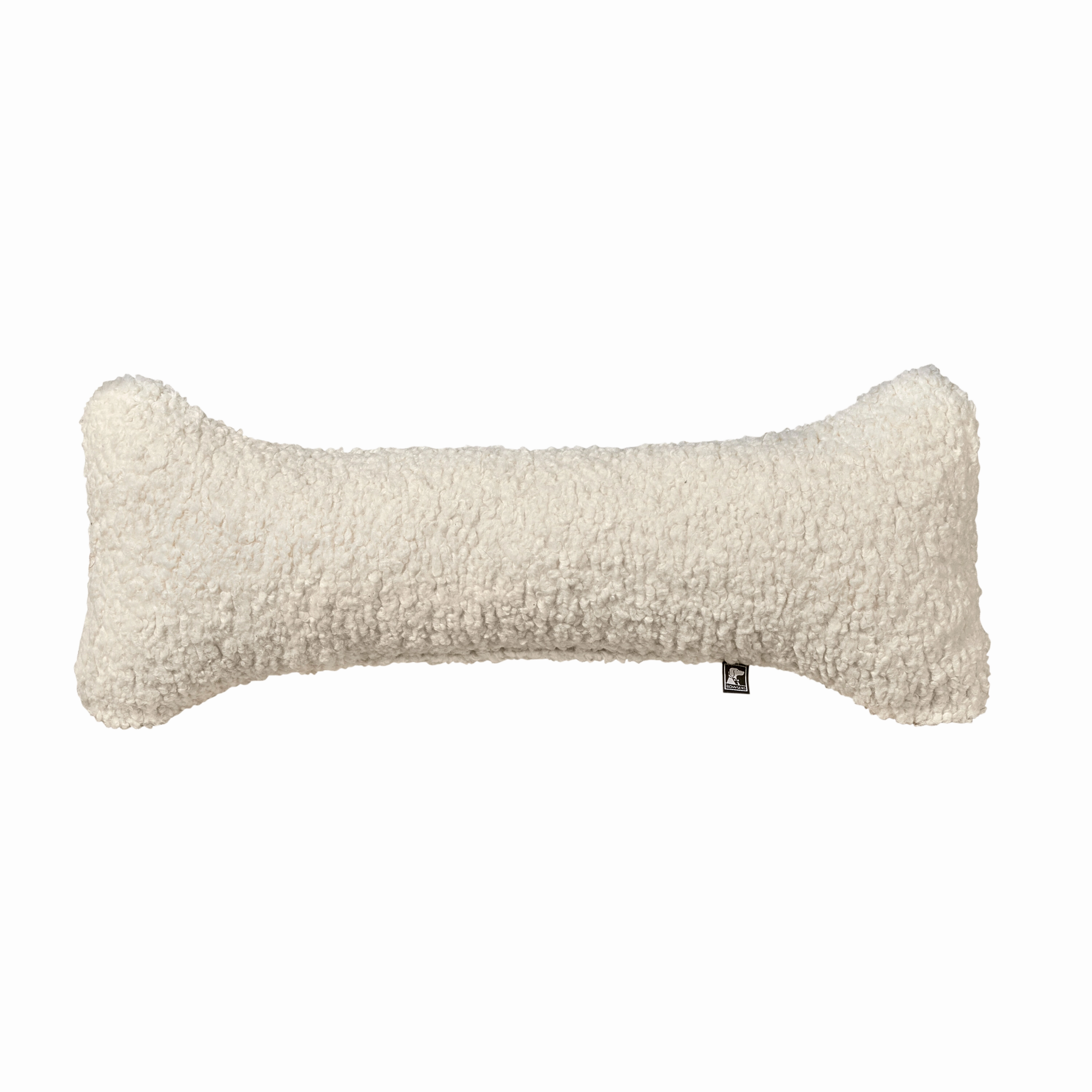 Bumper Bone Pillow | Ivory Sheepskin Faux Fur
