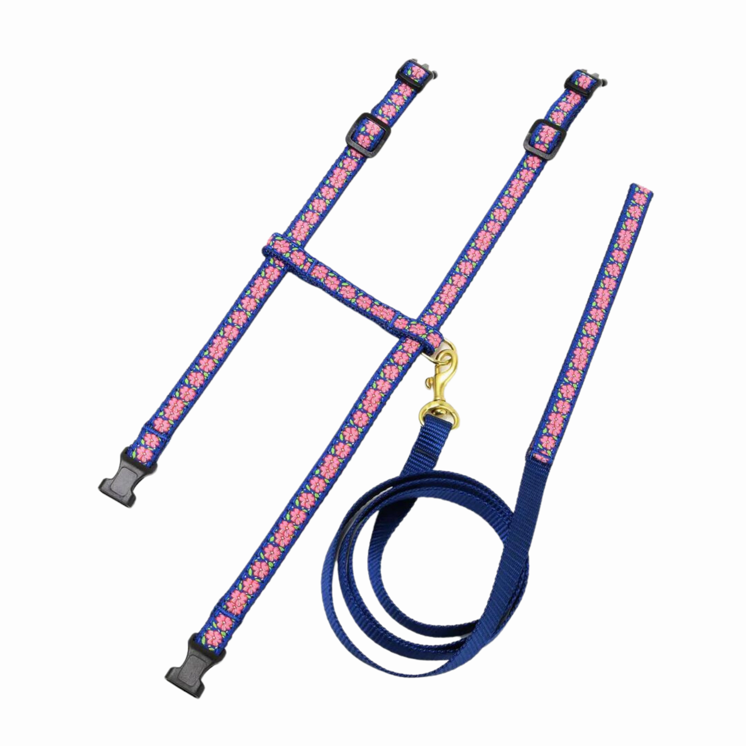 Cat Harness & Leash | Pink Garden