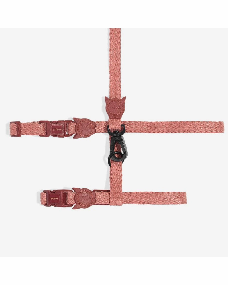 Cat Harness with Leash in Canyon