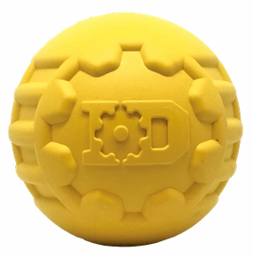 Chew Resistant Toy | Rubber Yellow Ball