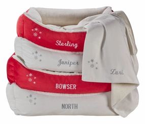Christmas Holiday Luxury Throw Blanket | Snowflake