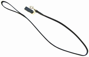 Circle T Leather Lead  - 4' Long - Black - 4' Long x 5/8" Wide