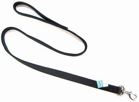 Coastal Pet Double Nylon Lead - Black - 48" Long x 1" Wide