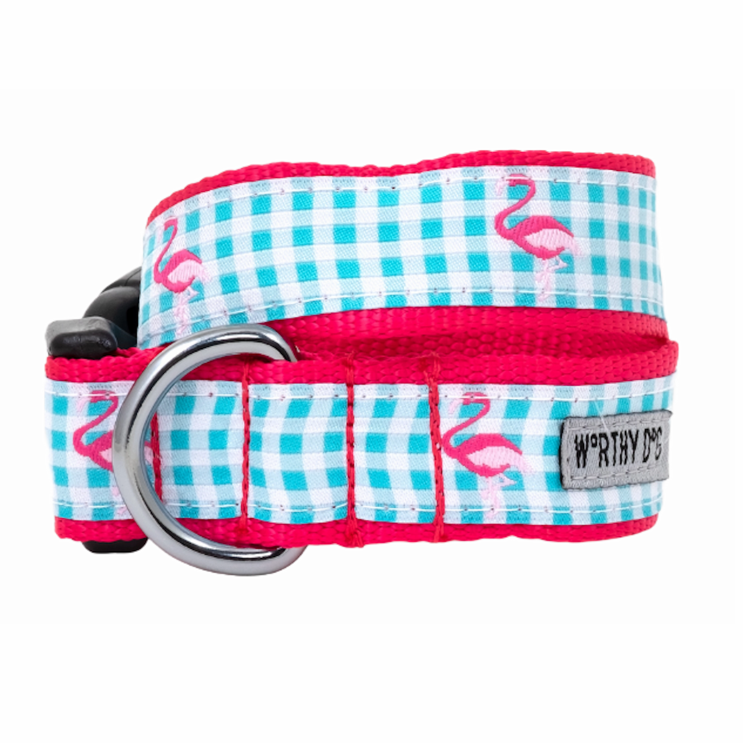 Collar | Gingham Flamingos
