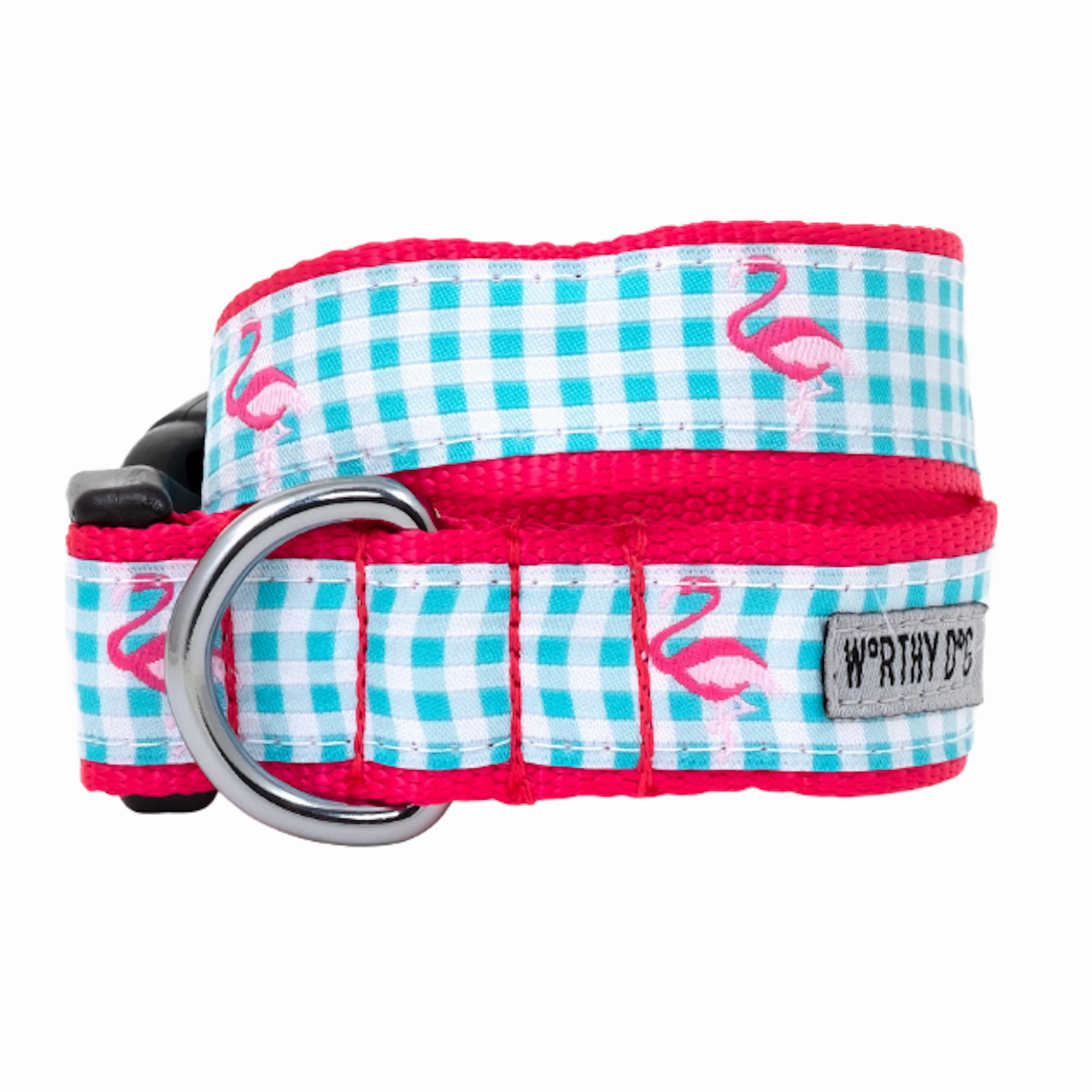 Collar | Gingham Flamingos