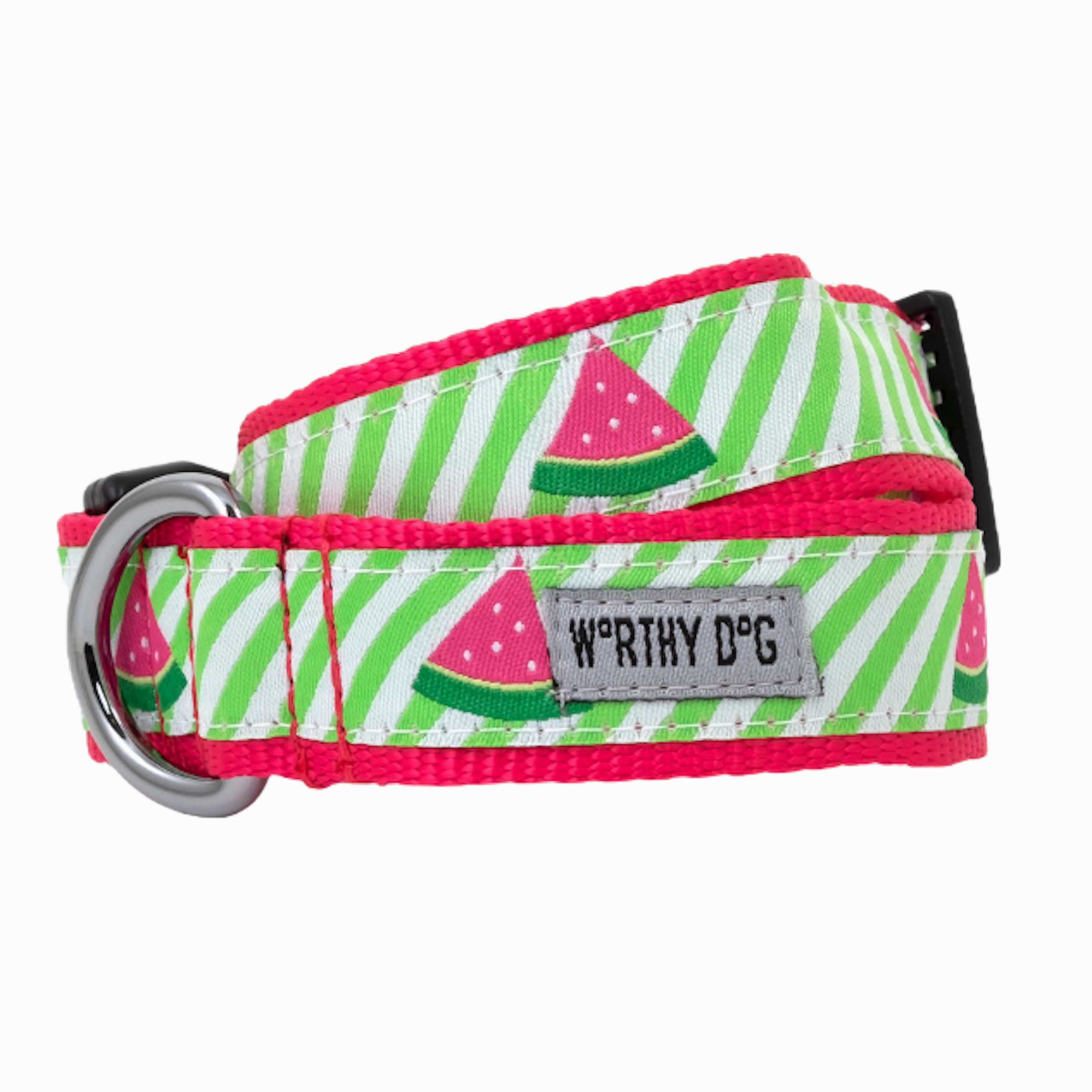 Collar | Green Stripe Watermelon