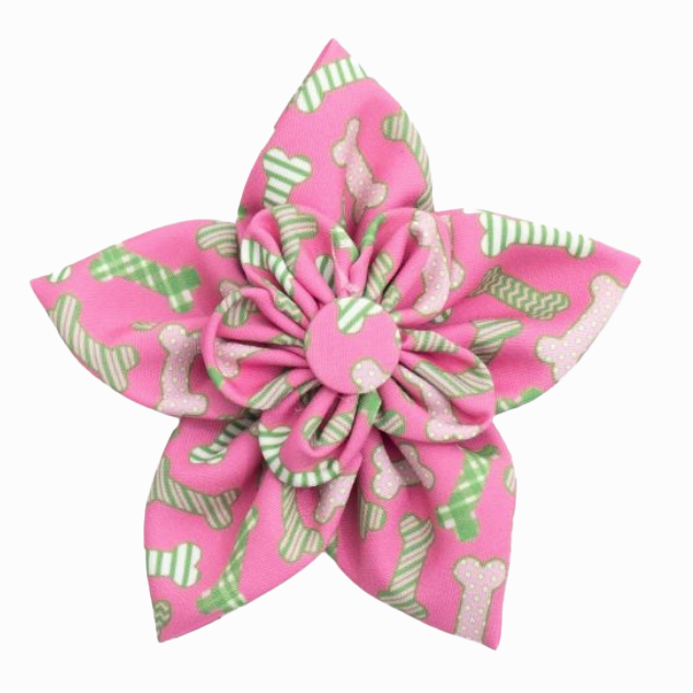 Collar Flower | Preppy Bones Pink