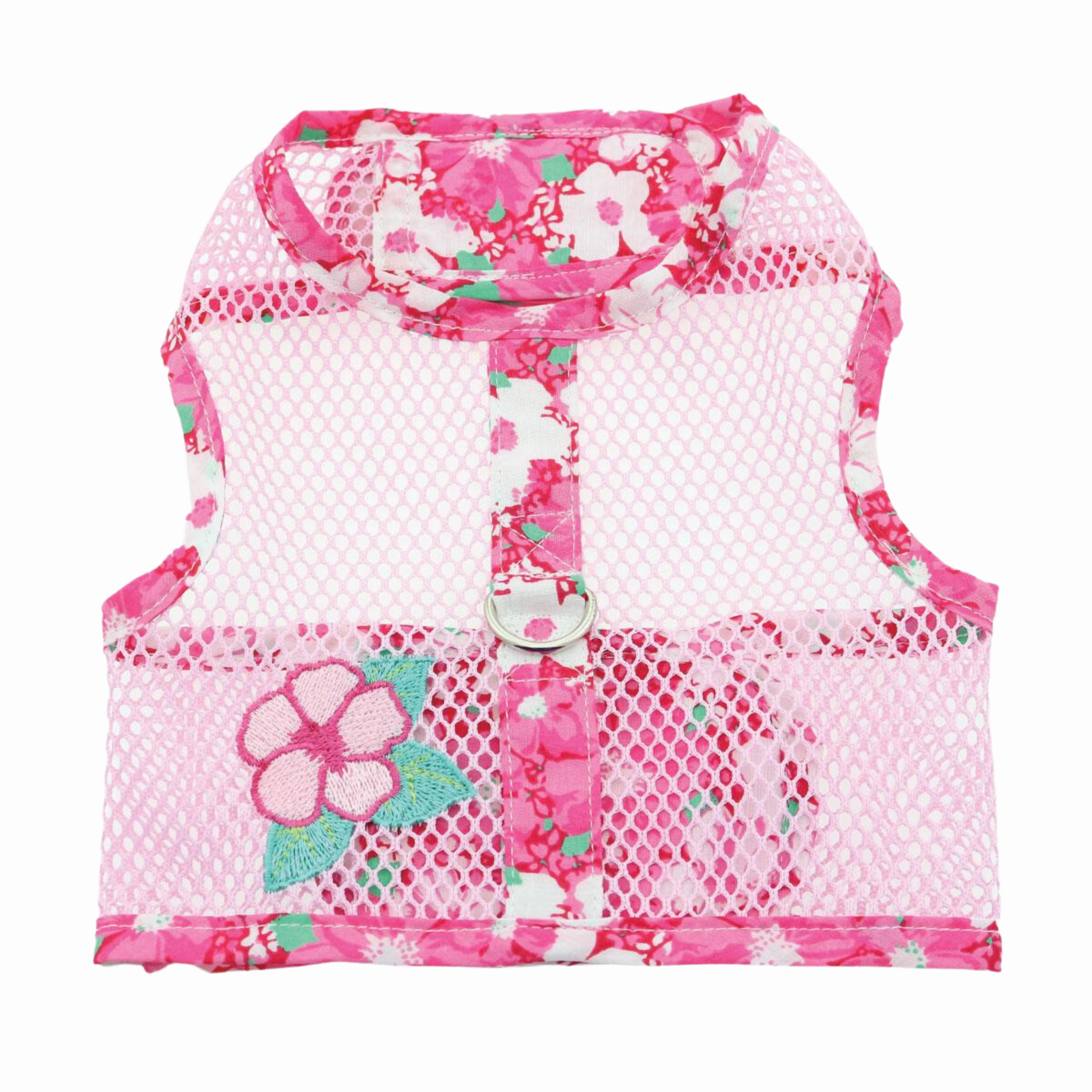Cool Mesh Harness | Pink Hawaiian Hibiscus