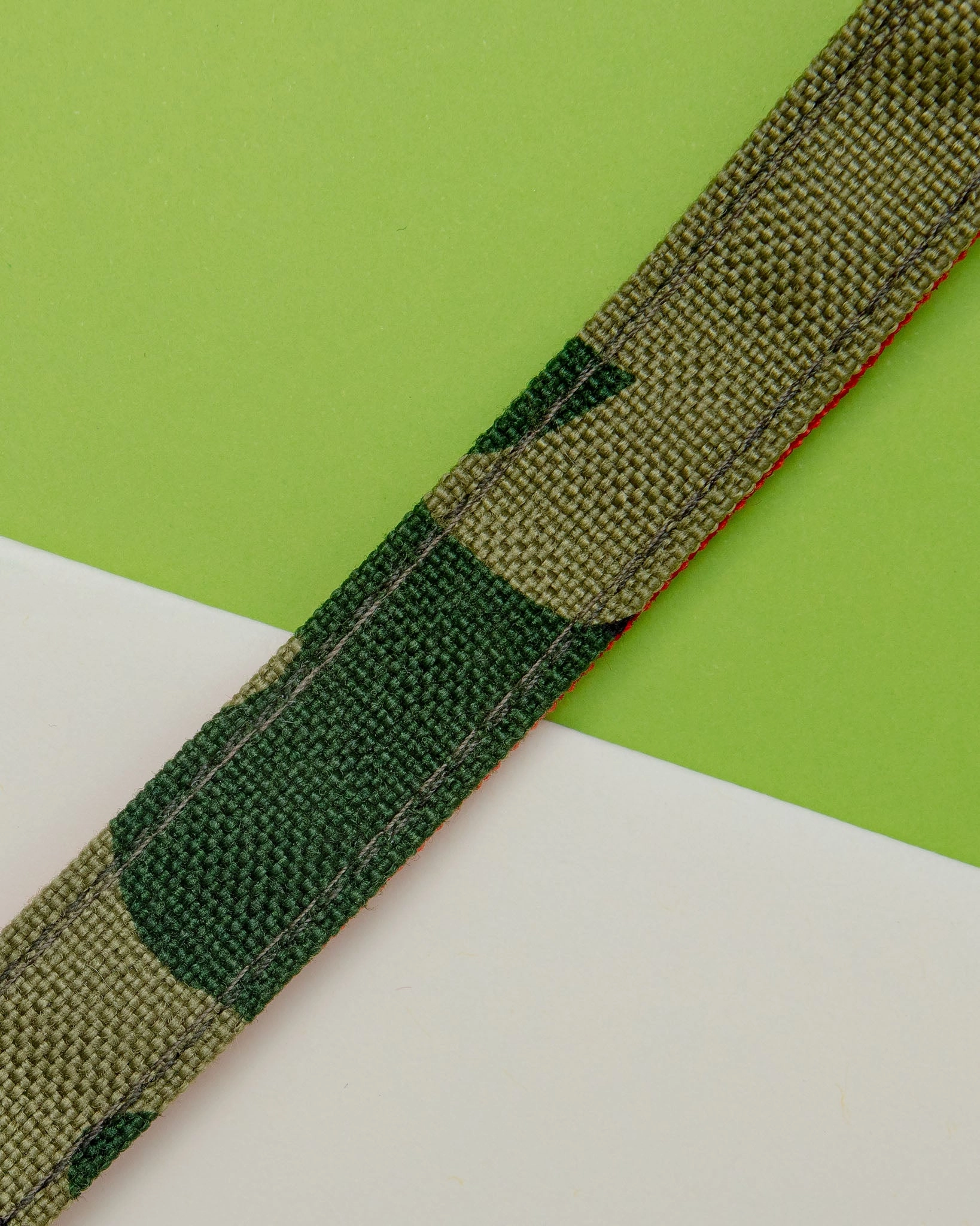Cordura Dog Step-In Harness in Camo & Neon Orange (Made in the USA)