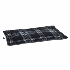 Cosmopolitan Crate Mat | Greystone Tartan Plaid Microvelvet