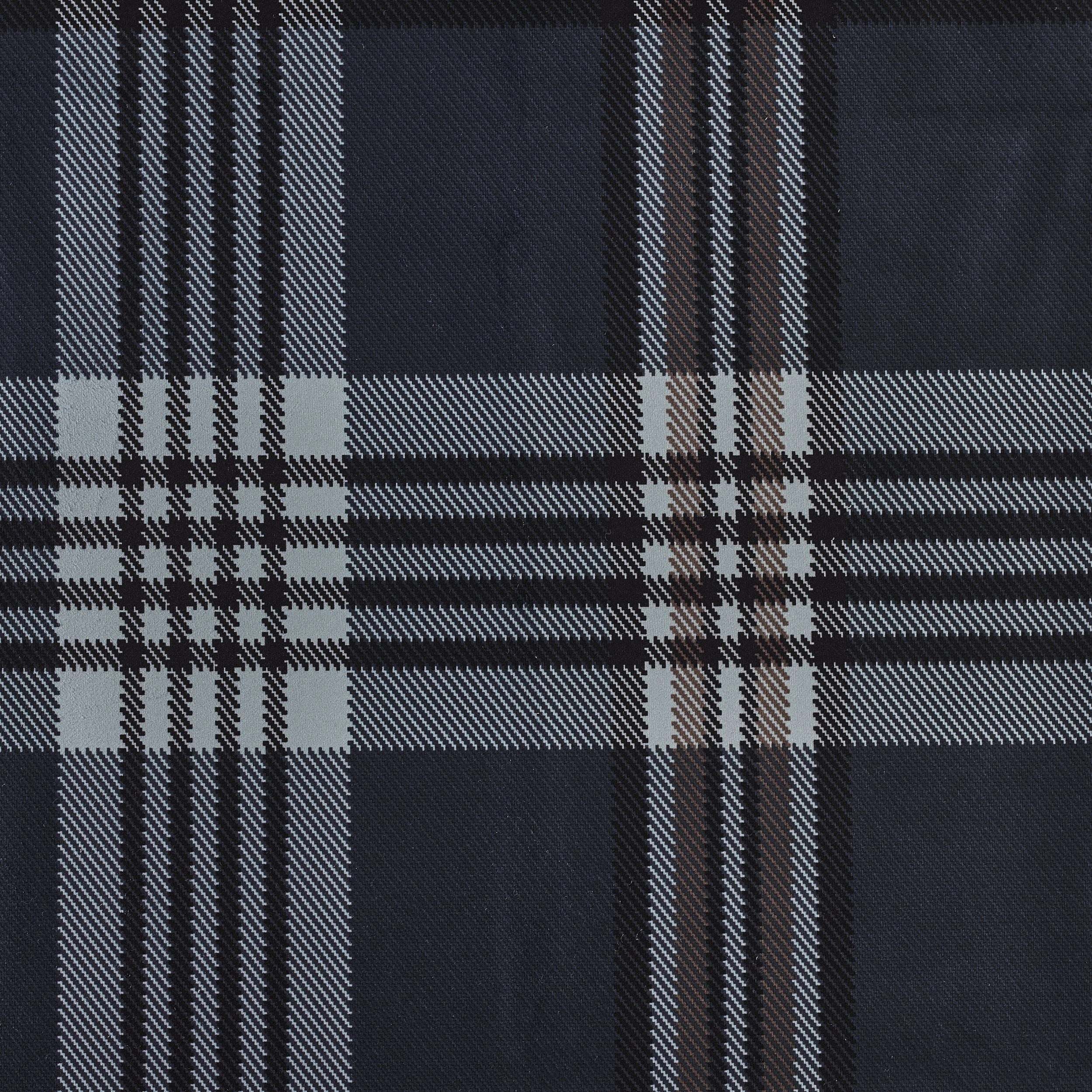 Cosmopolitan Crate Mat | Greystone Tartan Plaid Microvelvet