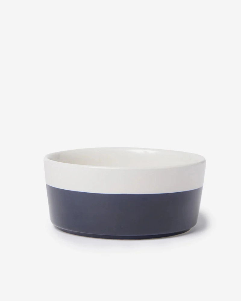 Dipper Dog Bowl in Navy