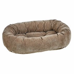 Donut Bed | Bark Washed Microvelvet