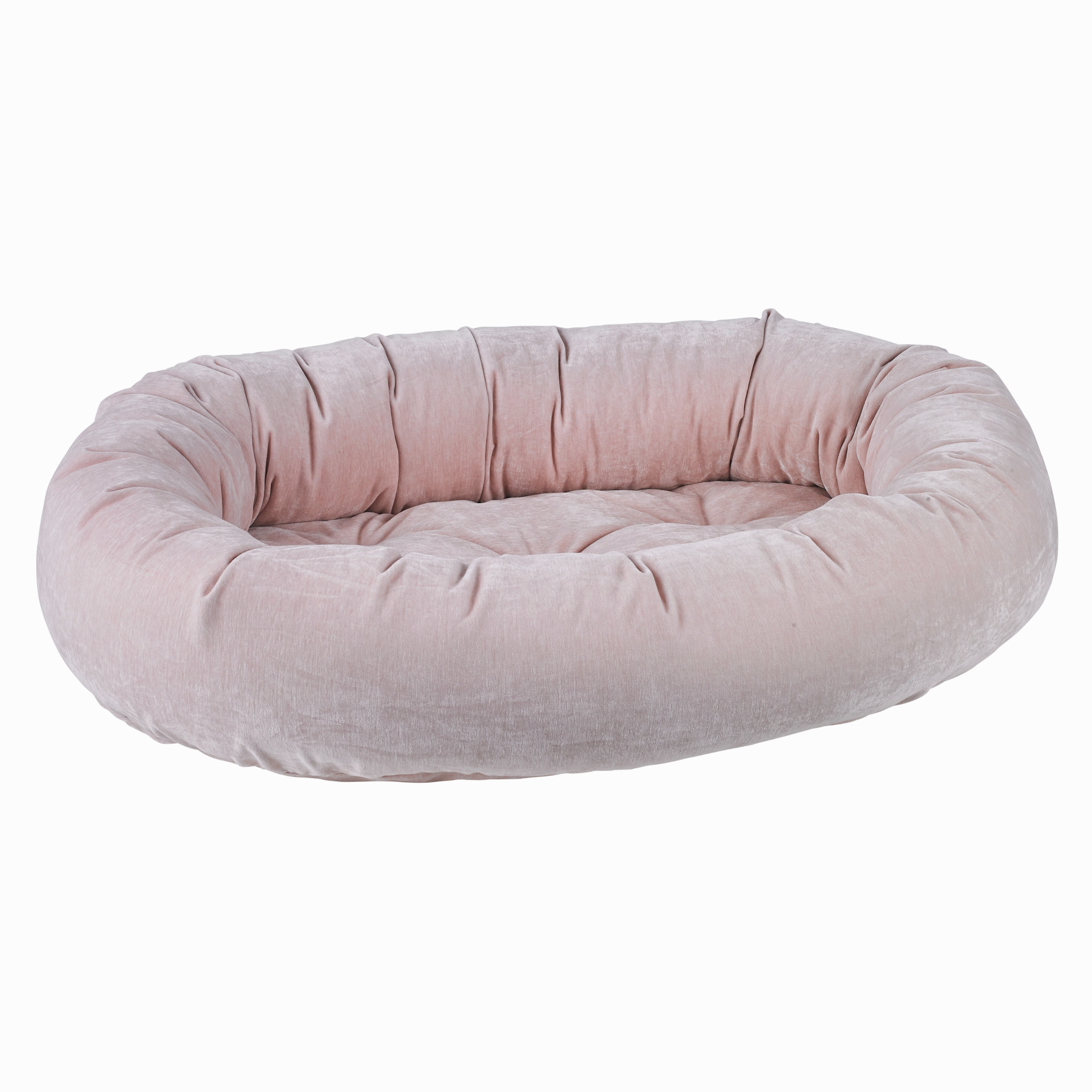Donut Bed | Blush Washed Microvelvet