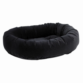 Donut Bed | Ebony Microvelvet