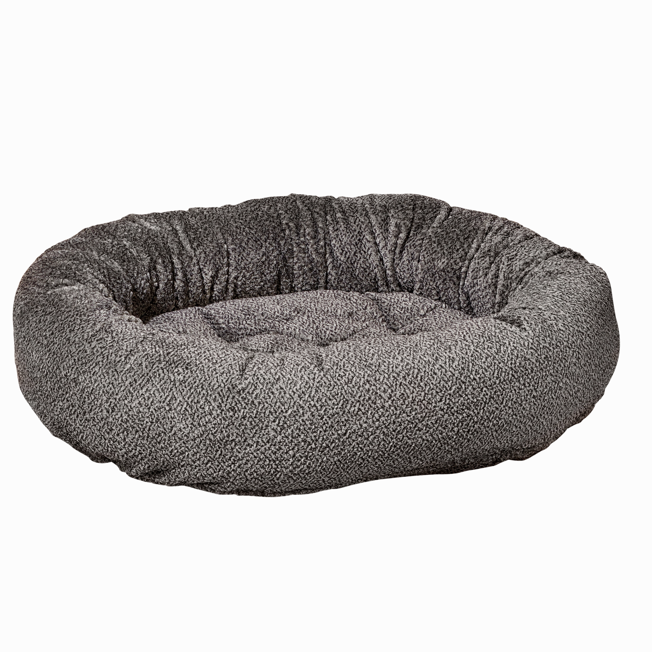Donut Bed | Grey Owl Sheepskin Faux Fur