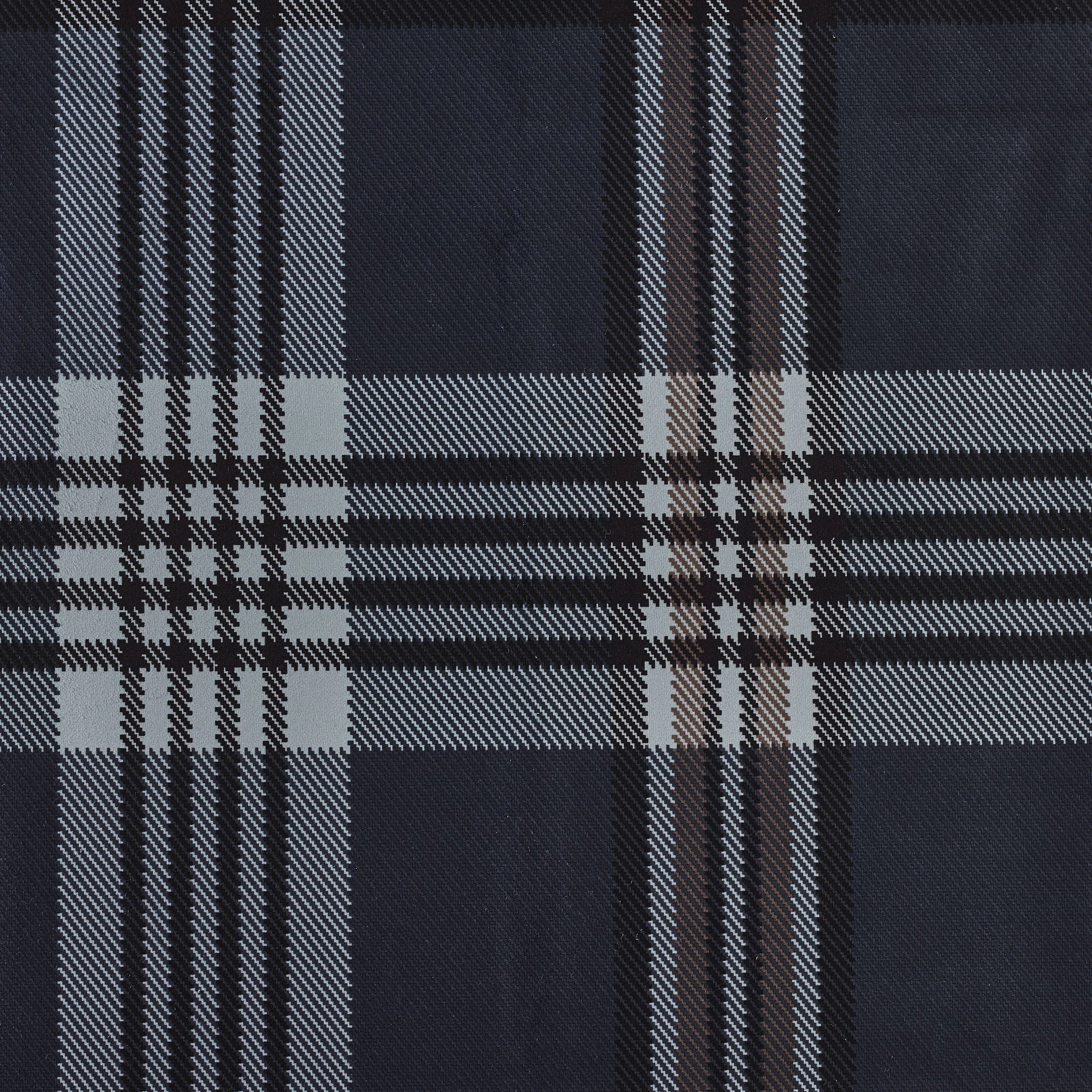 Donut Bed | Greystone Tartan Plaid Microvelvet