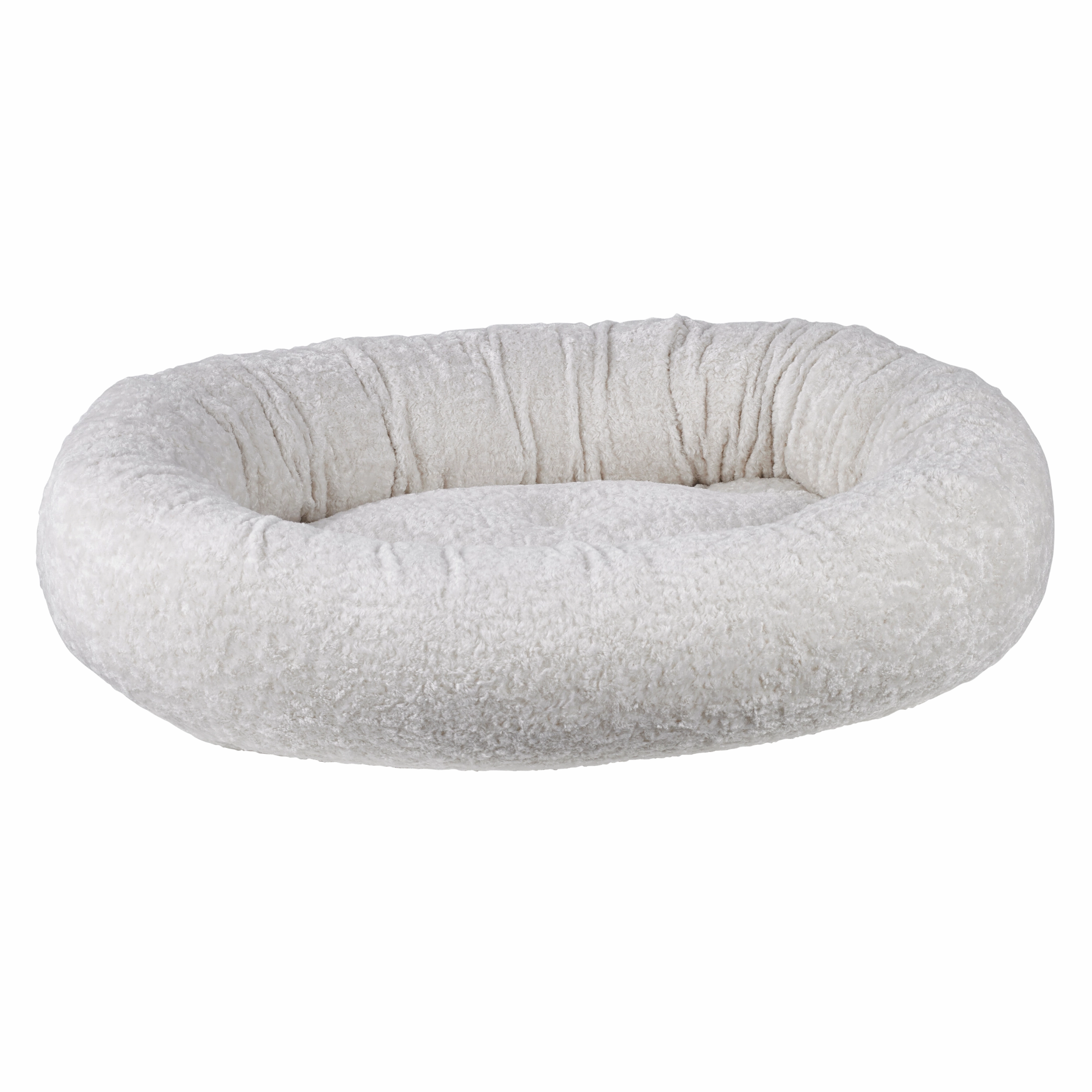 Donut Bed | Ivory Sheepskin Faux Fur