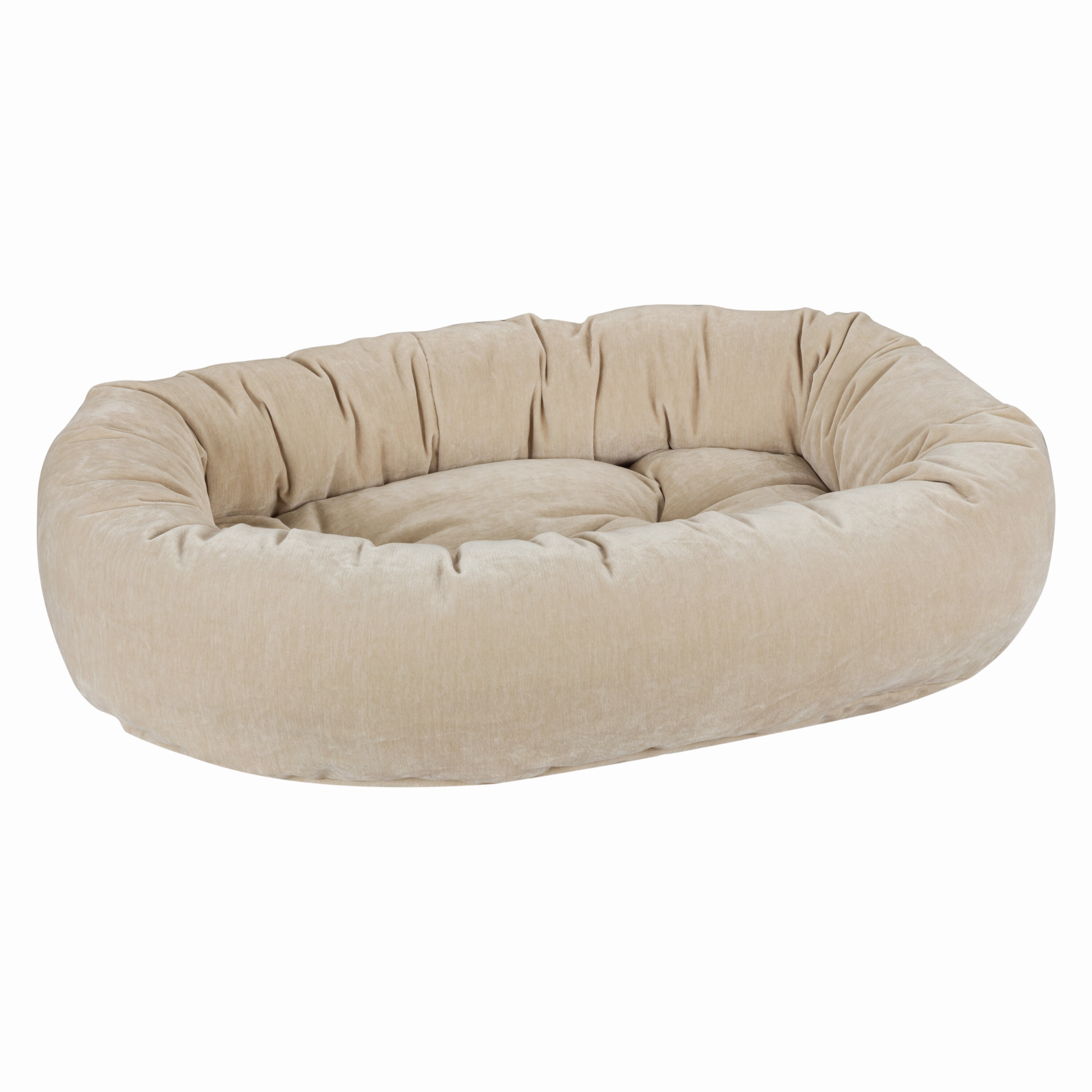 Donut Bed | Linen Washed Microvelvet