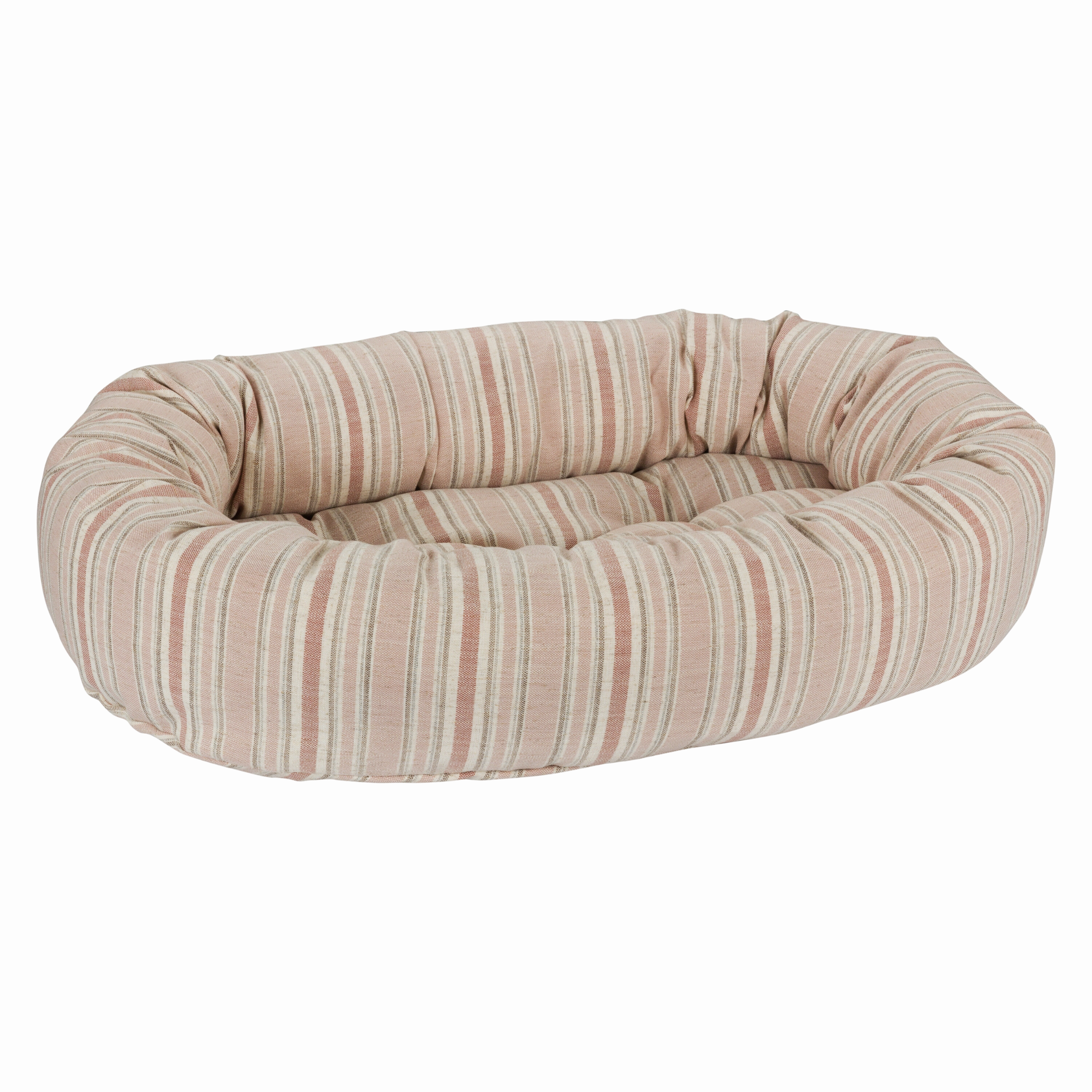 Donut Bed | Sanibel Stripe Linen