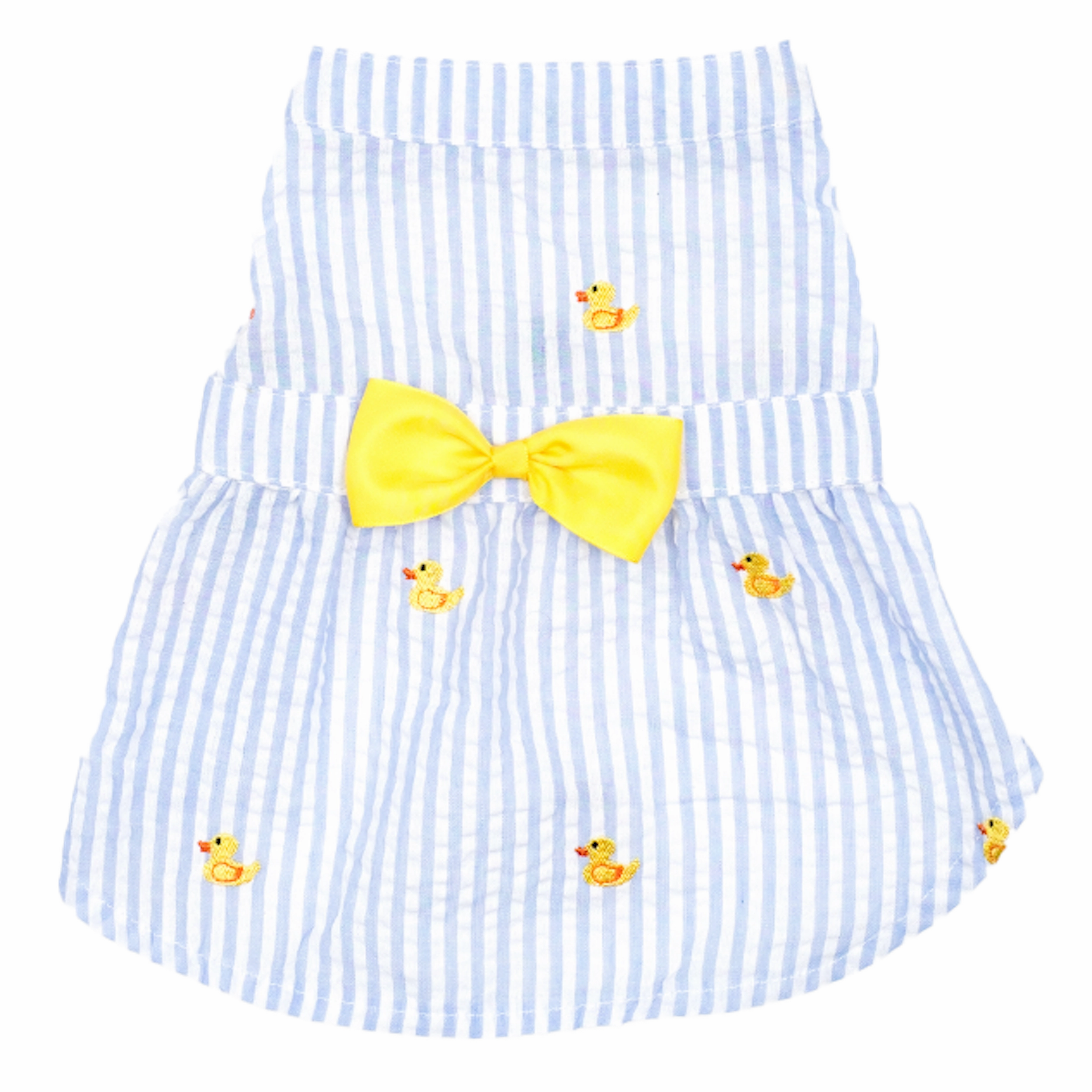 Dress | Blue Stripe Rubber Duck
