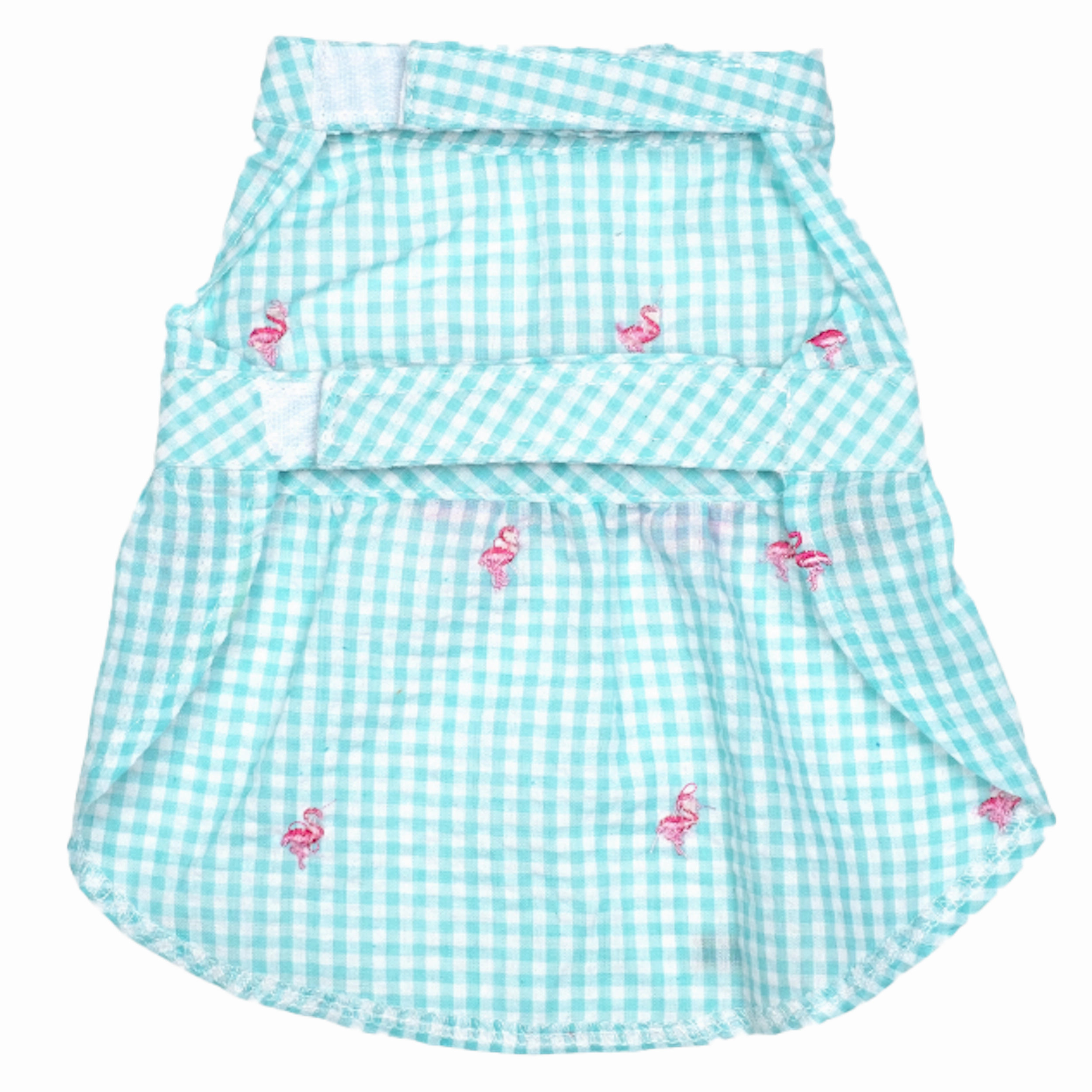 Dress | Gingham Flamingos