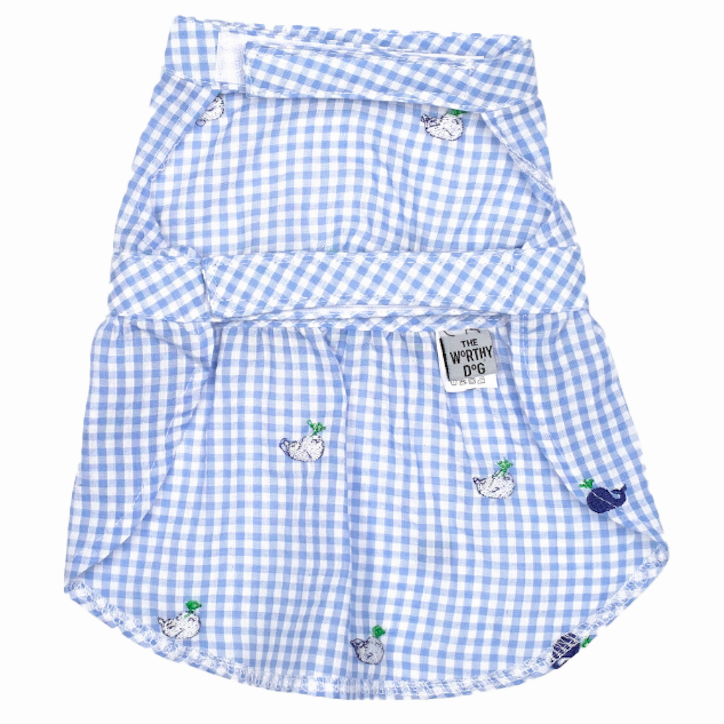 Dress | Gingham Whales