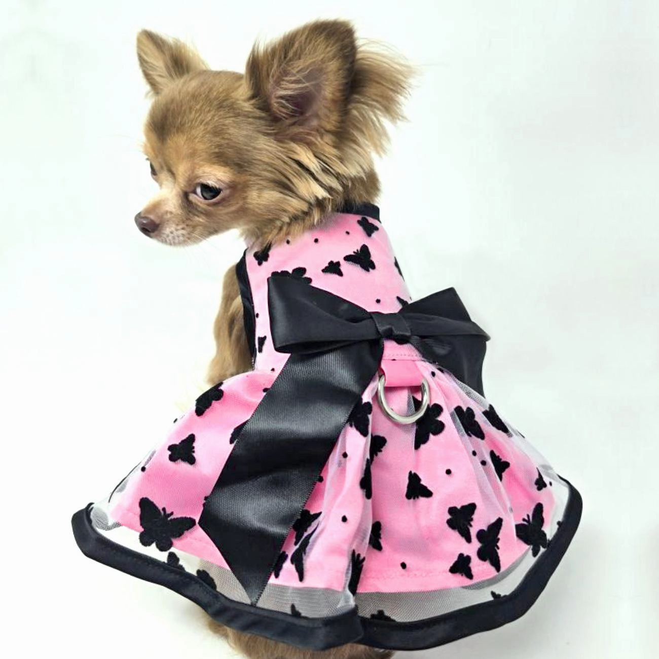 Dress | Pink & Black Butterfly
