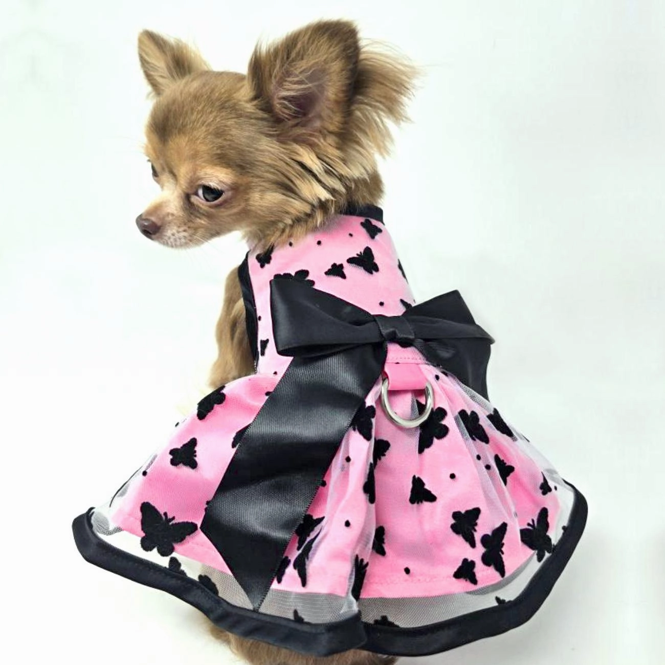 Dress | Pink & Black Butterfly