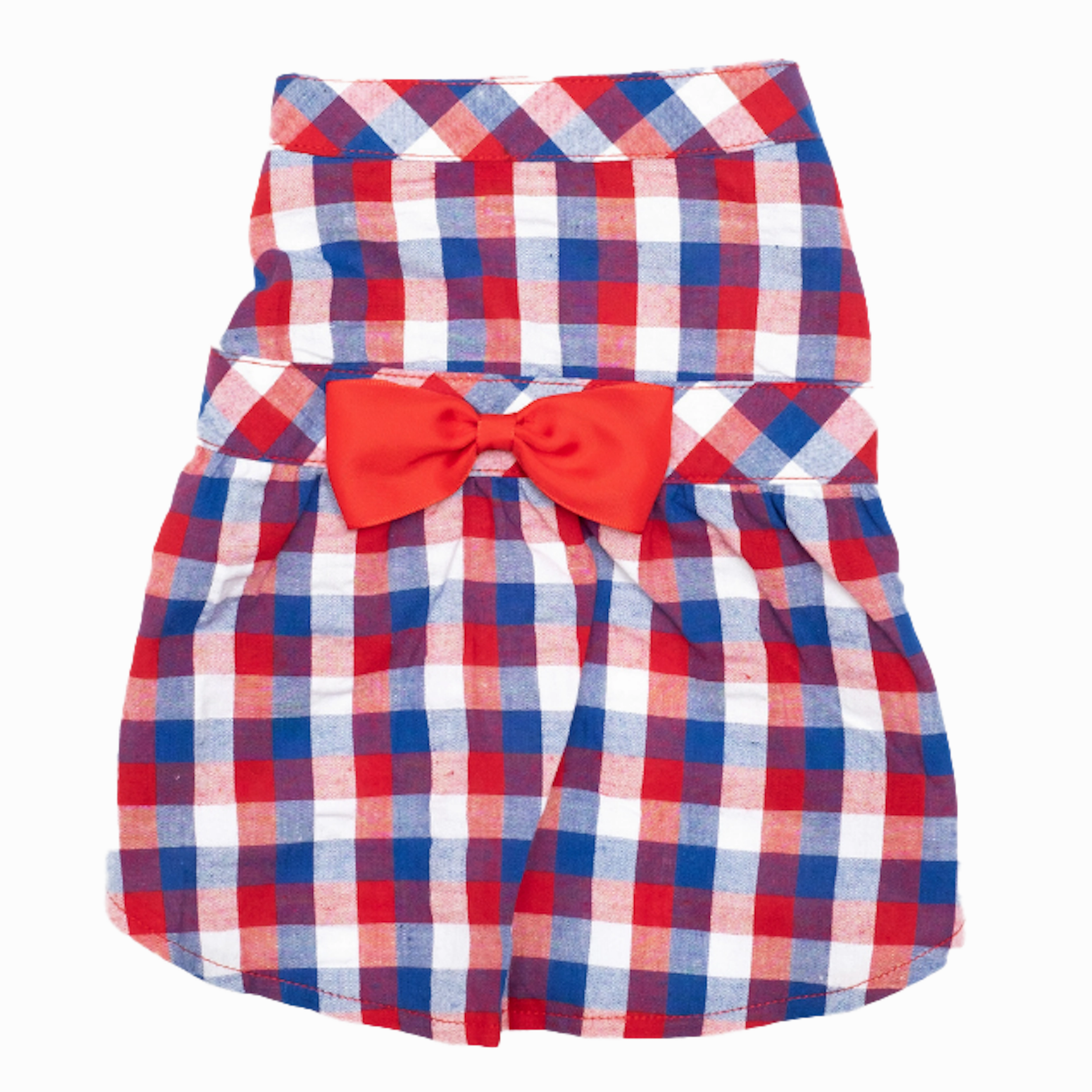 Dress | Red, White, & Blue Check