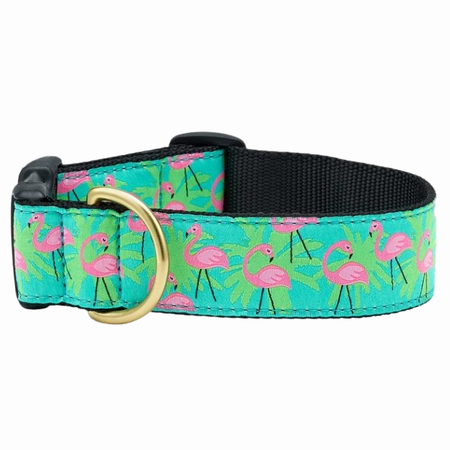 Extra-Wide Collar | Pink Flamingos