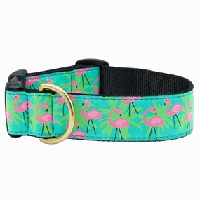 Extra-Wide Collar | Pink Flamingos