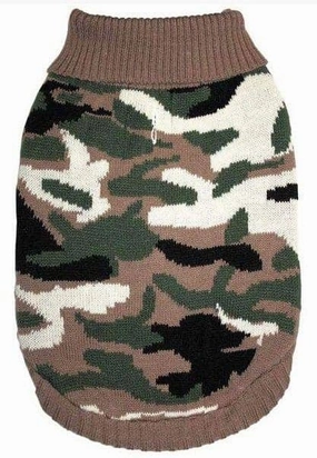 Fashion Pet Camouflage Sweater for Dogs - X-Large