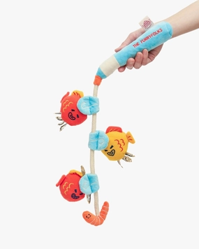 Fishing Nosework & Tug Dog Toy