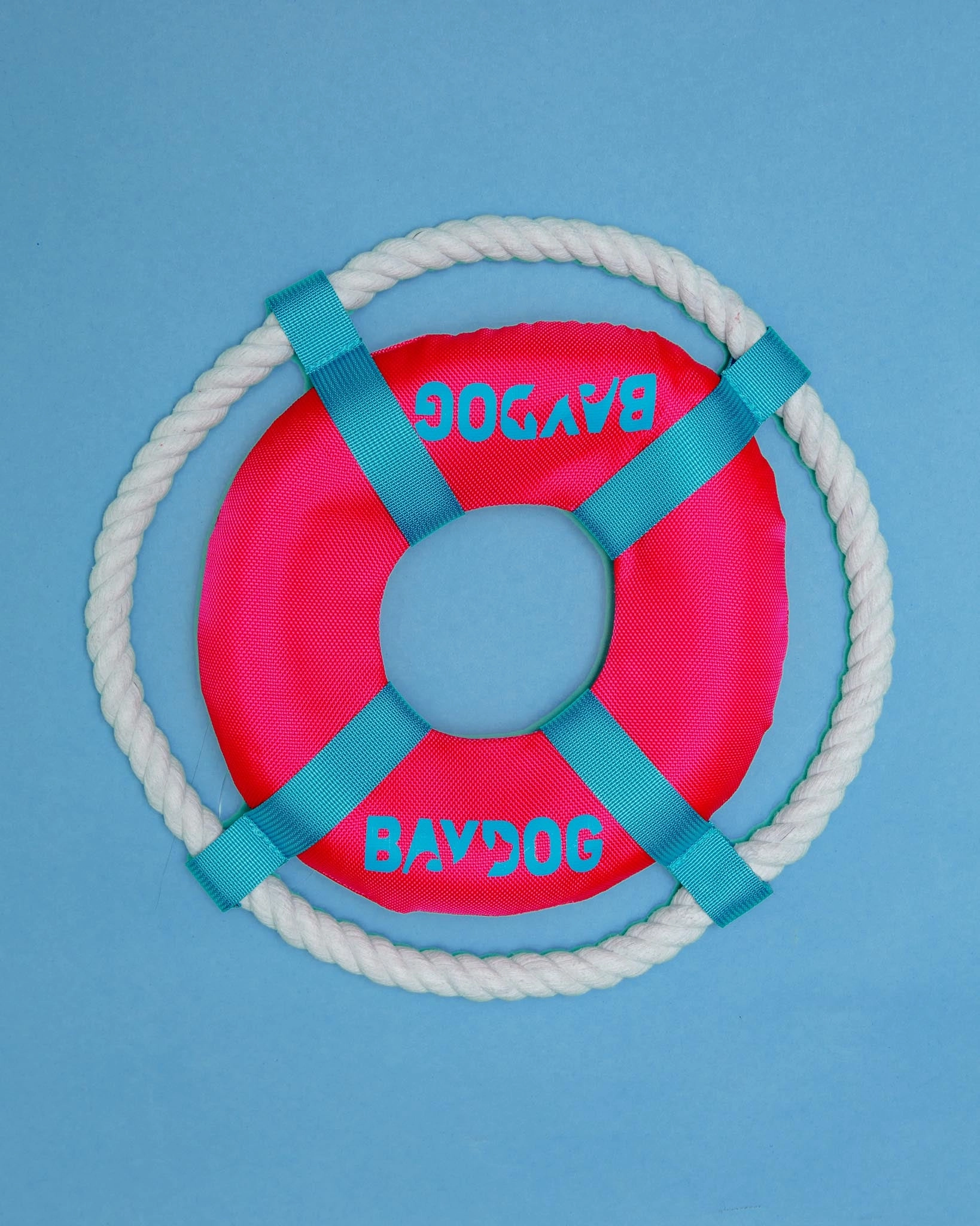 Floating Fetch Ring Dog Rope Toy
