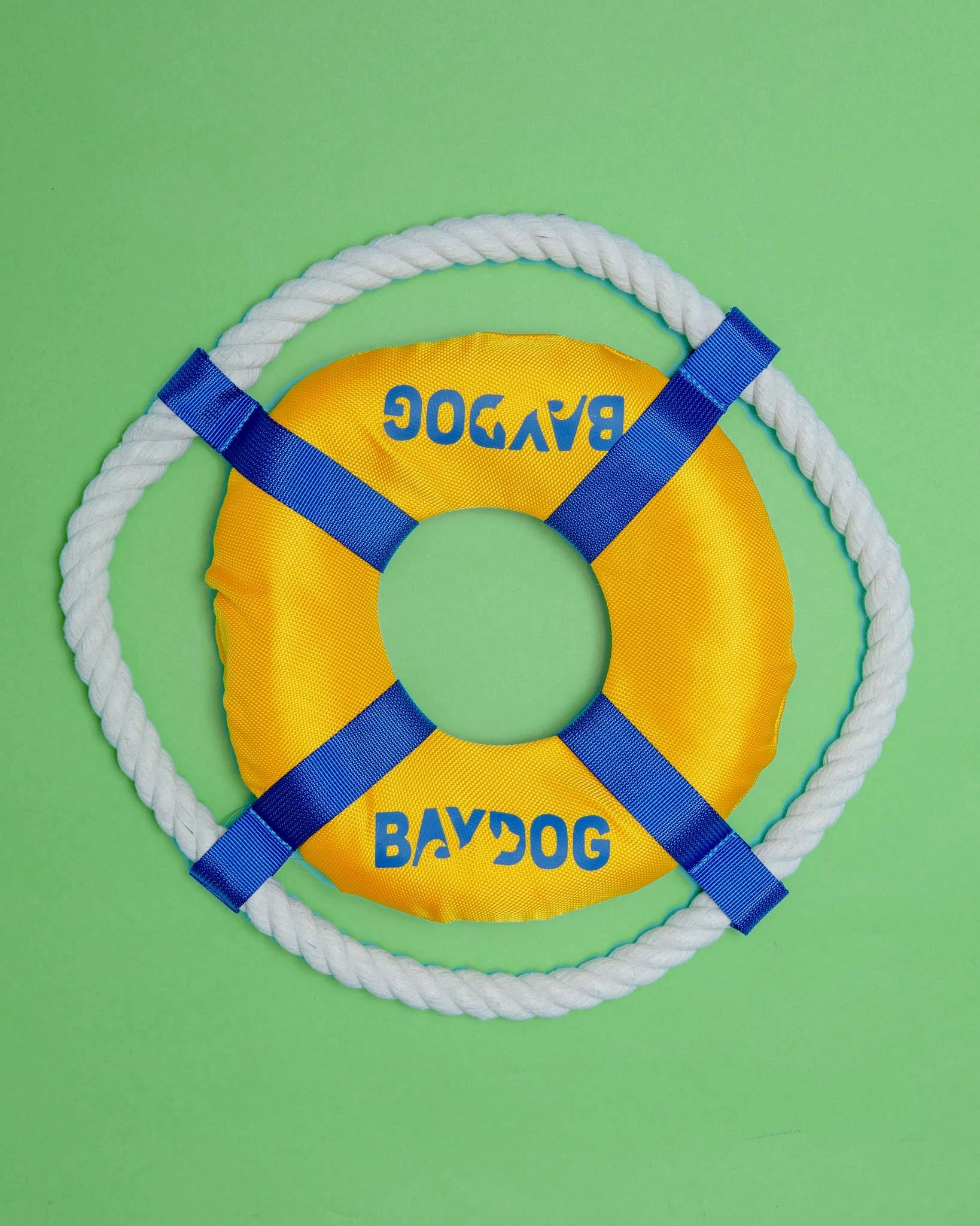 Floating Fetch Ring Dog Rope Toy