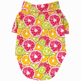 Hawaiian Camp Shirt | Citrus Slice