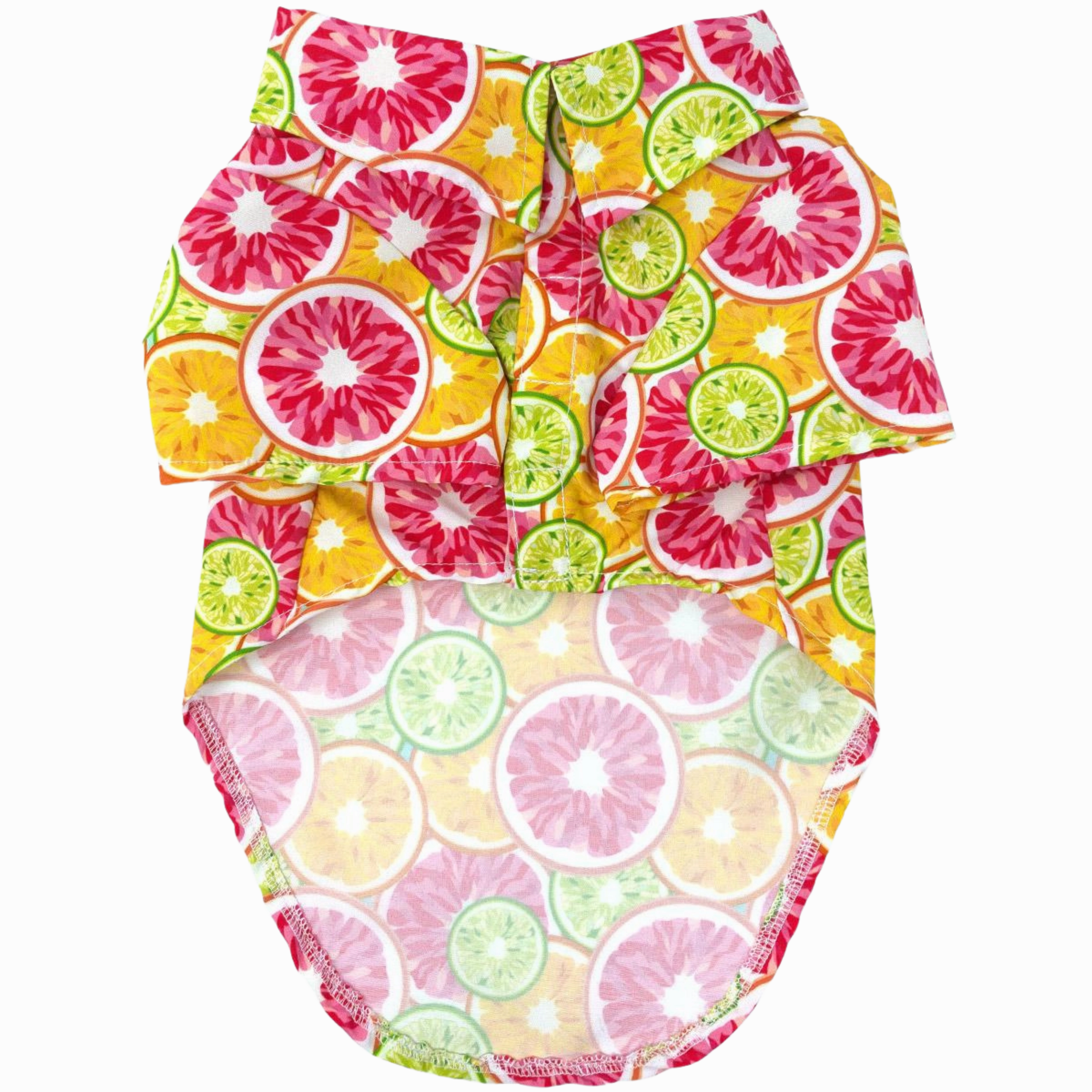 Hawaiian Camp Shirt | Citrus Slice