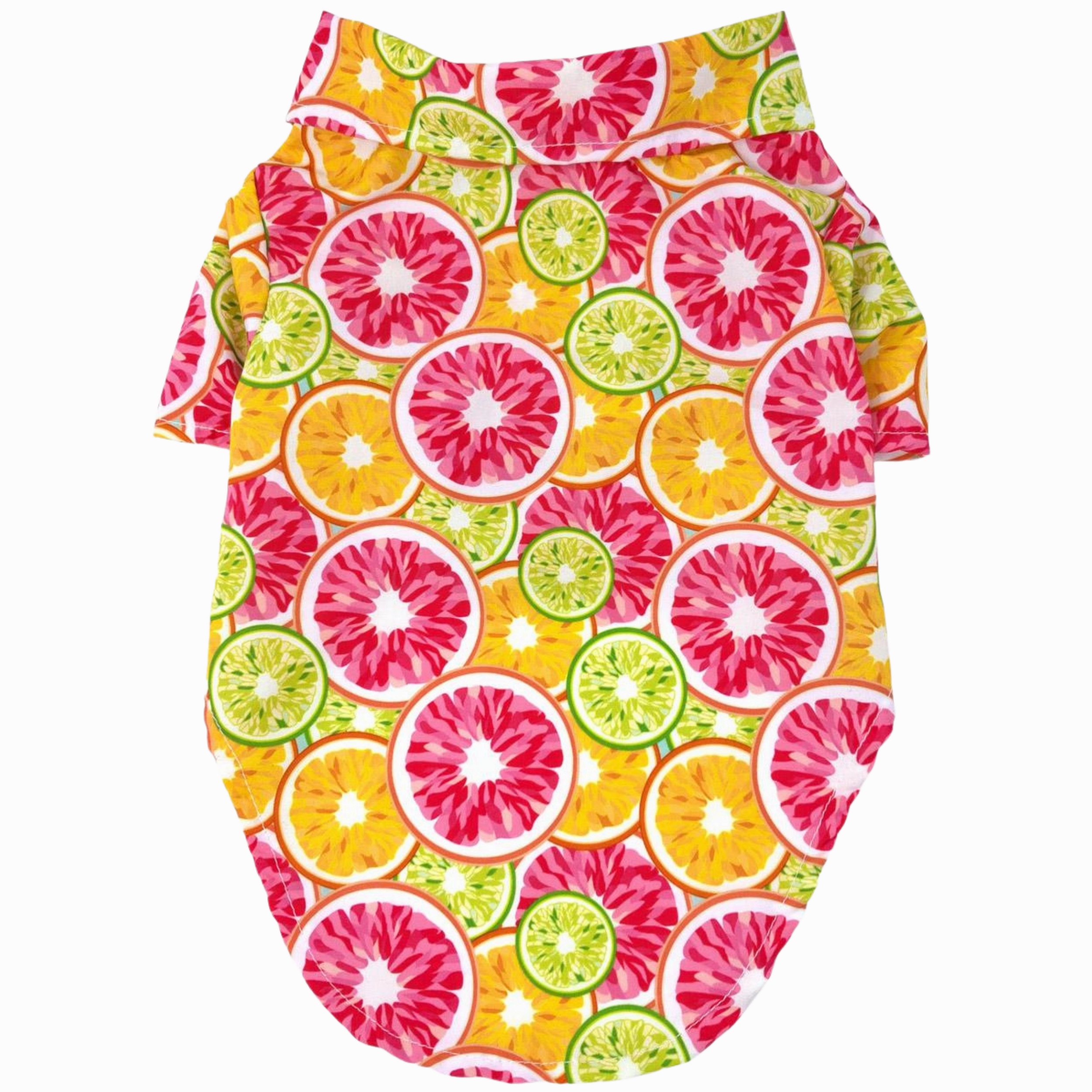 Hawaiian Camp Shirt | Citrus Slice