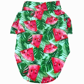 Hawaiian Camp Shirt | Juicy Watermelon